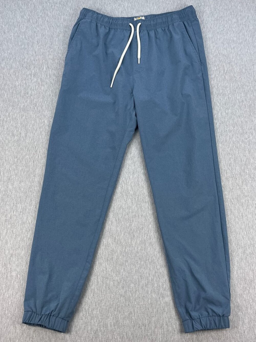 Marine Layer Jogger Pant Mens M (31x28) Slate Blue Elastic Waist/Cuff Zip Pocket